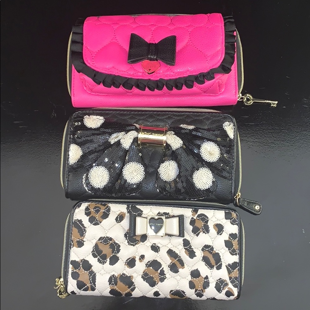 Betsey Johnson wallets.